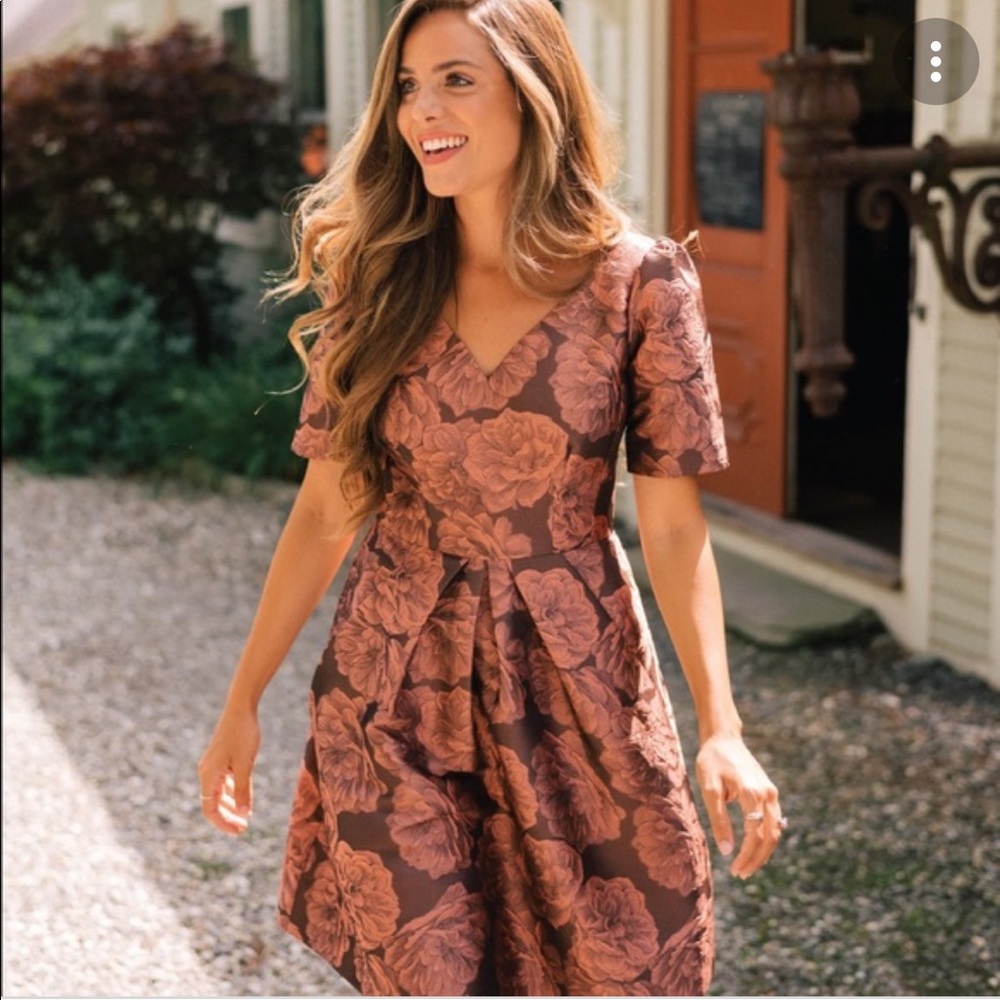 Gal Meets Glam Burgundy Floral Dress